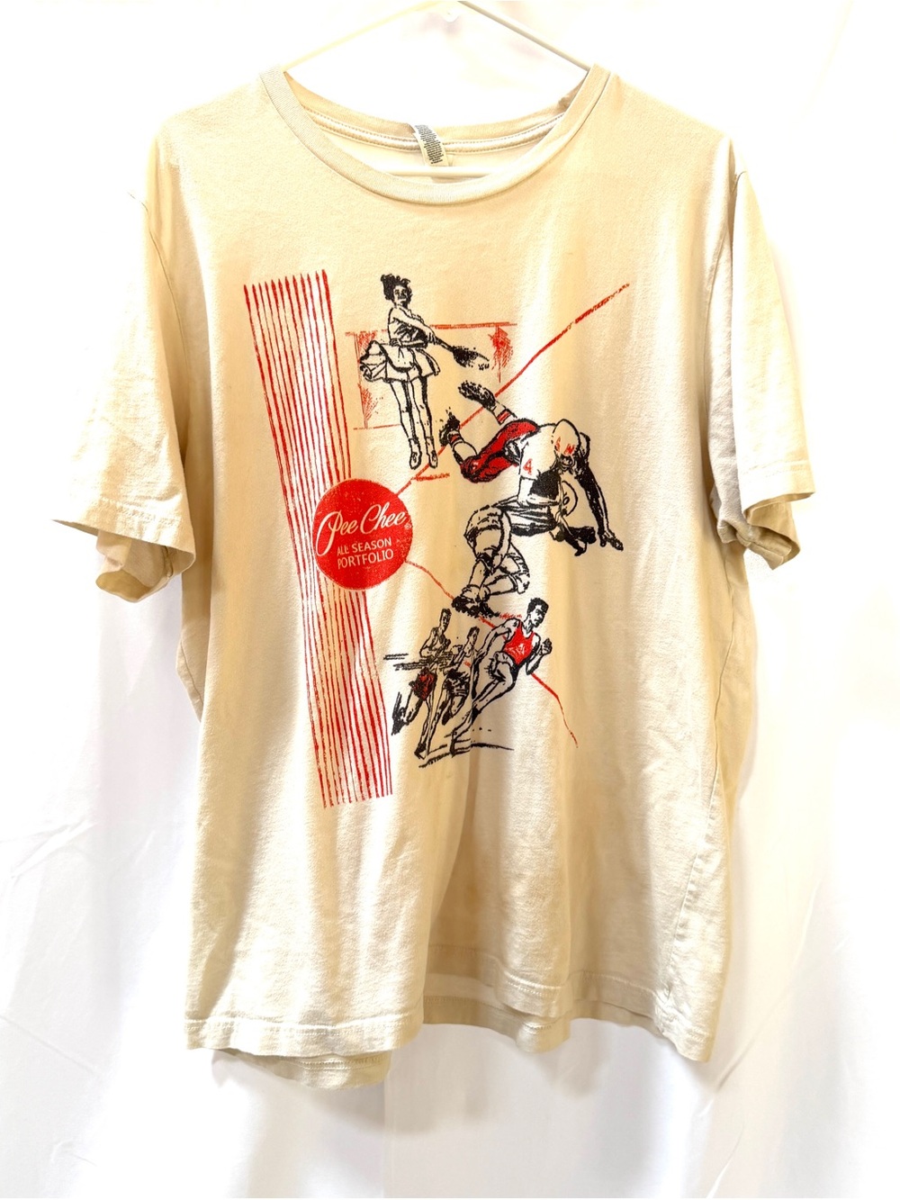 Pee Chee Folder Graphic T-Shirt, Retro, Unisex / Men’s Size XL